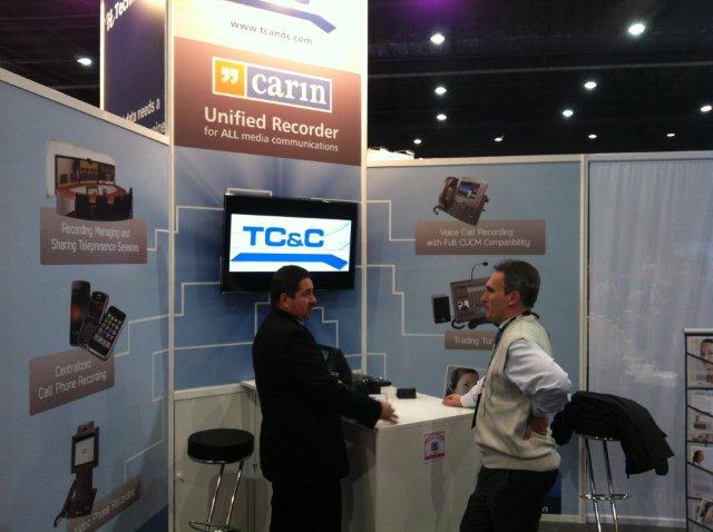 TC&C booth at Cisco Live 2012 London